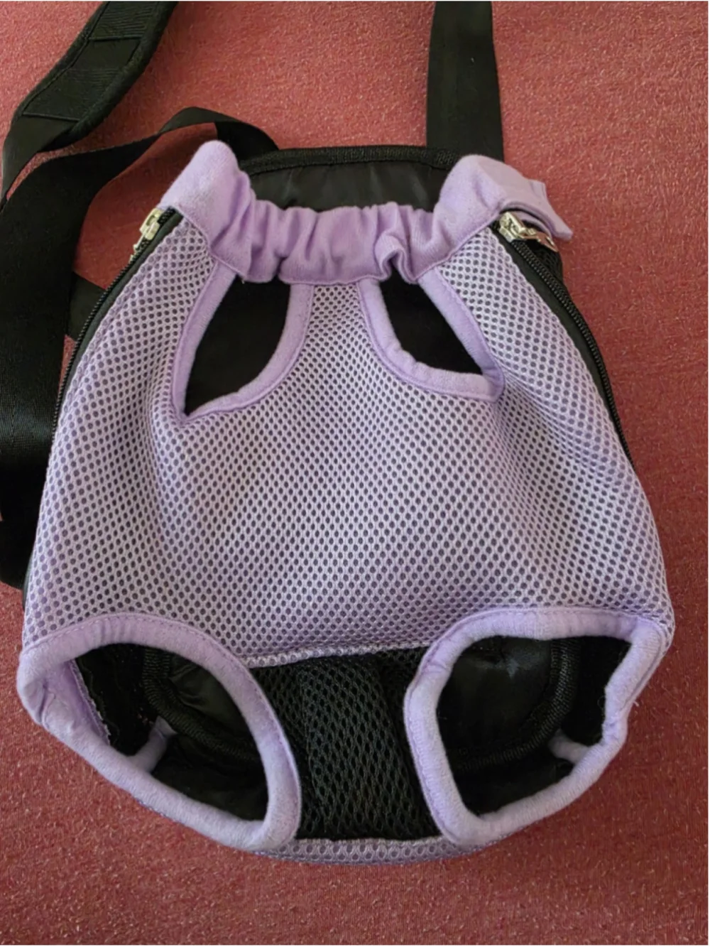 PAWABOO Pet Front Cat Dog Carrier Backpack Travel Hiking Black Size Small